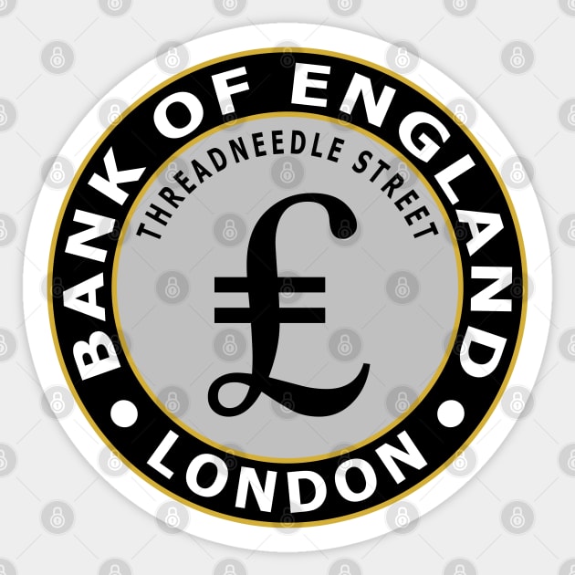 The Bank of England Sticker by Lyvershop